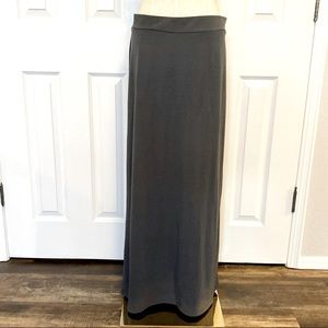 Charcoal Grey Maxi Skirt